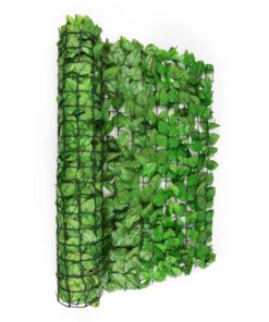 Blumfeldt Fency Bright Leaf, világoszöld, bükk, kerítés, védelmet nyújt a kíváncsi tekintetekkel és a széllel szemben, 300 x 100 cm