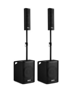 Vonyx VX1050BT, 2.2 aktív hangfal készlet, 1150 W, BT, kocsi, védőborító