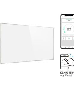 Klarstein Wonderwall 450 Smart, infravörös hősugárzó, 50 x 90 cm, 450 W, heti időzítő, IP24, fehér