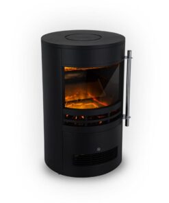 Klarstein Brixen, elektromos kandalló, 900/1800 W, InstaFire, termosztát, fekete