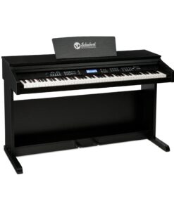 SCHUBERT Subi88 MK II, elektromos zongora, 88 billentyű, MIDI, USB, 360 hang, 160 ritmus, fekete