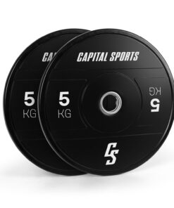 Capital Sports Elongate 2020, tárcsák, 2 x 5 kg, keményített gumi, 50,4 mm