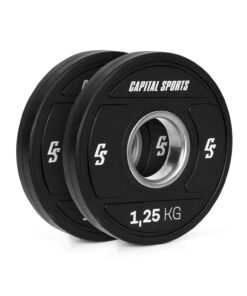 Capital Sports Elongate 2020, tárcsák, 2 x 1,25 kg, keményített gumi, 50,4 mm