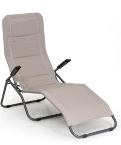 Blumfeldt Vitello Noble, nyugágy, 70 x 110 x 140 cm, légáteresztő anyag, időjárásálló, összecsukható