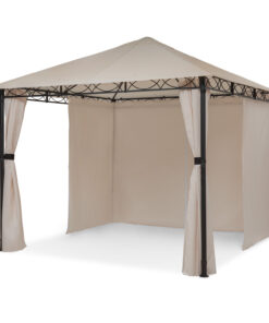 Blumfeldt Mondo, kerti pavilon, party sátor, Gazebo, 3x3 m, acél, poliészter