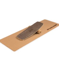 BoarderKING Indoorboard Curved, egyensúlyozó deszka, alátét, henger, fa/parafa