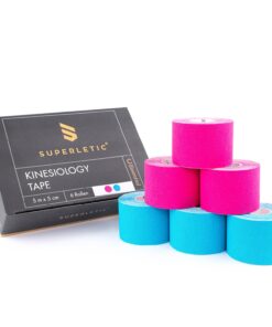 Capital Sports Elek, kineziológiai tapasz, 6 tekercs, 5 m x 5 cm, pamut és akril ragasztó, vízálló