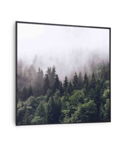 Klarstein Wonderwall Air Art Smart, infravörös hősugárzó, 60 x 60 cm, 350 W, erdő