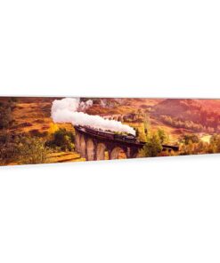 Klarstein Wonderwall Air Art Smart, infravörös hősugárzó, 120 x 30 cm, 350 W, vonat