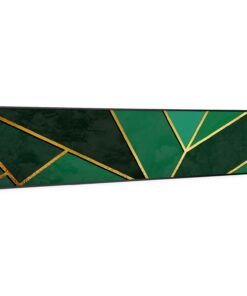 Klarstein Wonderwall Air Art Smart, infravörös hősugárzó, 120 x 30 cm, 350 W, zöld csík