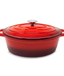 Klarstein Podolica, tepsi, 4 L, edény, öntöttvas, zománcozott, ovális, fogantyúk