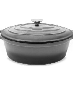 Klarstein Podolica, tepsi, 4 L, edény, öntöttvas, zománcozott, ovális, fogantyúk