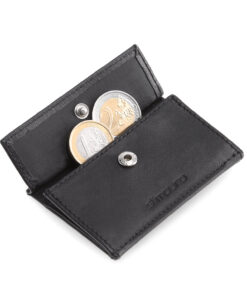 Slimpuro Coin Pocket RFID kártyavédelemmel a ZNAP Slim Wallets  8 és 12 termékekhez, gombbal