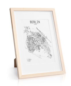 Casa Chic Edinburgh, képkeret, téglalap alakú, A4-es fényképek 28,8 x 28,7 cm, keret, valódi fa