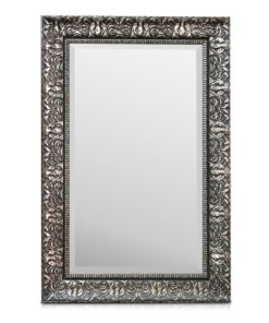Casa Chic Manresa Nástenné zrkadlo s dreveným rámom Obdĺžnikové 90 x 60 cm Vintage