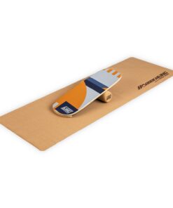 BoarderKING Indoorboard Flow, egyensúlyozó deszka, alátét, henger, fa / parafa