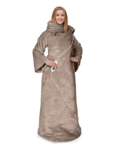 Klarstein Slanket melegítőtakaró ujjakkal 120W 155x180cm Coral Fleece