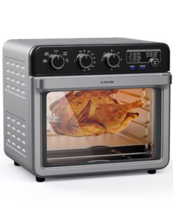 Klarstein Forrólevegős fritőz, Air Glaze, 2000 W, 34 l, 9 program, felső és alsó fűtés, 2000 W, 34 l, 9 program