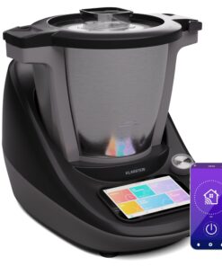 Klarstein Aria Select Smart, konyhai robotgép, 1700 W, 4,7 l, alkalmazásvezérlés, gőzölő tartozék, 5' TFT kijelző