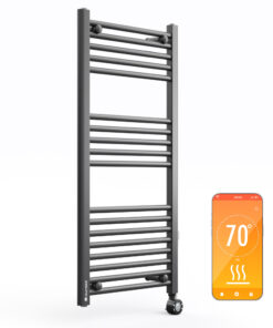 Blumfeldt Harrison Smart, elektromos radiátor, 50 x 100 cm, 400 W, alkalmazás, 3 db törölközőmelegítővel