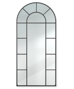 Casa Chic Archway, francia fali tükör, alumínium keret, 57 x 120 cm