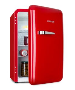 Klarstein Audrey Retro, hűtőszekrény, 70 liter, 3 polc, 2 rekesz az ajtóban, belső világítás