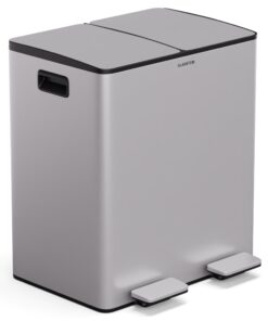 Klarstein EcoVista, hulladékgyűjtő komposztálóval, 40 l + 3 l/tároló + komposztáló, Soft-Close