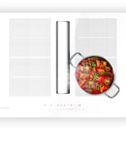 Klarstein Chef-Fusion Down Air System, 2 az 1-ben, indukciós főzőlap + páraelszívó, nagy teljesítményű, 7200 W