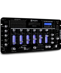 Skytec STM-3007, 6 csatornás DJ keverőpult, bluetooth, USB, SD, MP3