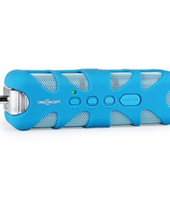 OneConcept Blue Know, bluetooth hangfal, AUX, akkumulátor, kék