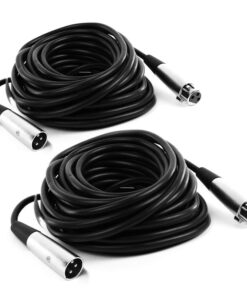 2x FrontStage XLR-kábel male female-re, 10m