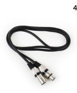 FrontStage XLR kábel, 4 darabos készlet, 1,5 m, male-female