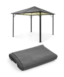 Blumfeldt Pantheon Solid Sky Ambient Solar, pavilon, 3 x 3 m, napelemes világítás
