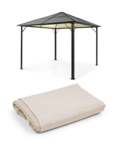 Blumfeldt Pantheon Solid Sky Ambient Solar, pavilon, 3 x 3 m, napelemes világítás