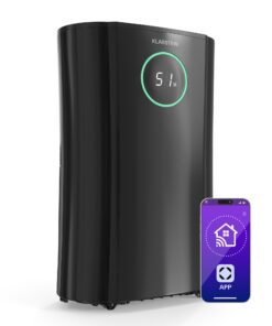 Klarstein DryFy ProConnect 24 párátlanító, 24 l/nap, 30 m², WiFi, App, LED kijelző, 24-órás időzítő