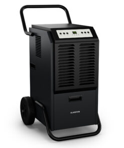 Klarstein DuraDry 70L páramentesítő, 70 l/nap, 90-140 m², rozsdamentes acél, mobil, 450 m³/h