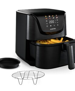 Klarstein AeroVital Deluxe forrólevegős fritőz, 1700 W, 8 program, tartozékokkal együtt, 200°C, Időzítő