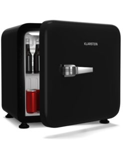 Klarstein Audrey Evo mini hűtőszekrény, 43 l, retro kivitel, csendes, kompakt, 3 szín