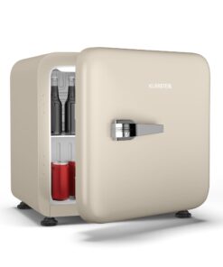 Klarstein Audrey Evo mini hűtőszekrény, 43 l, retro kivitel, csendes, kompakt, 3 szín