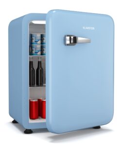 Klarstein Audrey Evo mini hűtőszekrény, 68 l, retro kivitel, csendes, kompakt, 3 szín
