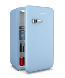 Klarstein Audrey Evo mini hűtőszekrény, 90 l, retro kivitel, csendes, kompakt, 3 szín