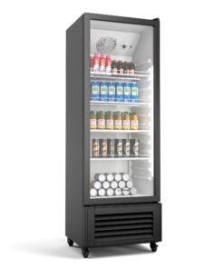 Klarstein GrandCooler italhűtő, 270 l, LED világítás, kerekekkel, 4 polccal