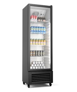 Klarstein GrandCooler italhűtő, 306 l, LED világítás, kerekekkel, 4 polc