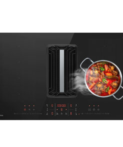 Klarstein AirJet FlexPro Down Air System, Indukciós főzőlap + páraelszívó, Flexi zóna, Booster