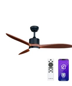 Klarstein SkyBreeze Smart mennyezeti ventilátor, Beltéri és kültéri használat, Intelligens vezérlés, IP44, 40 dB