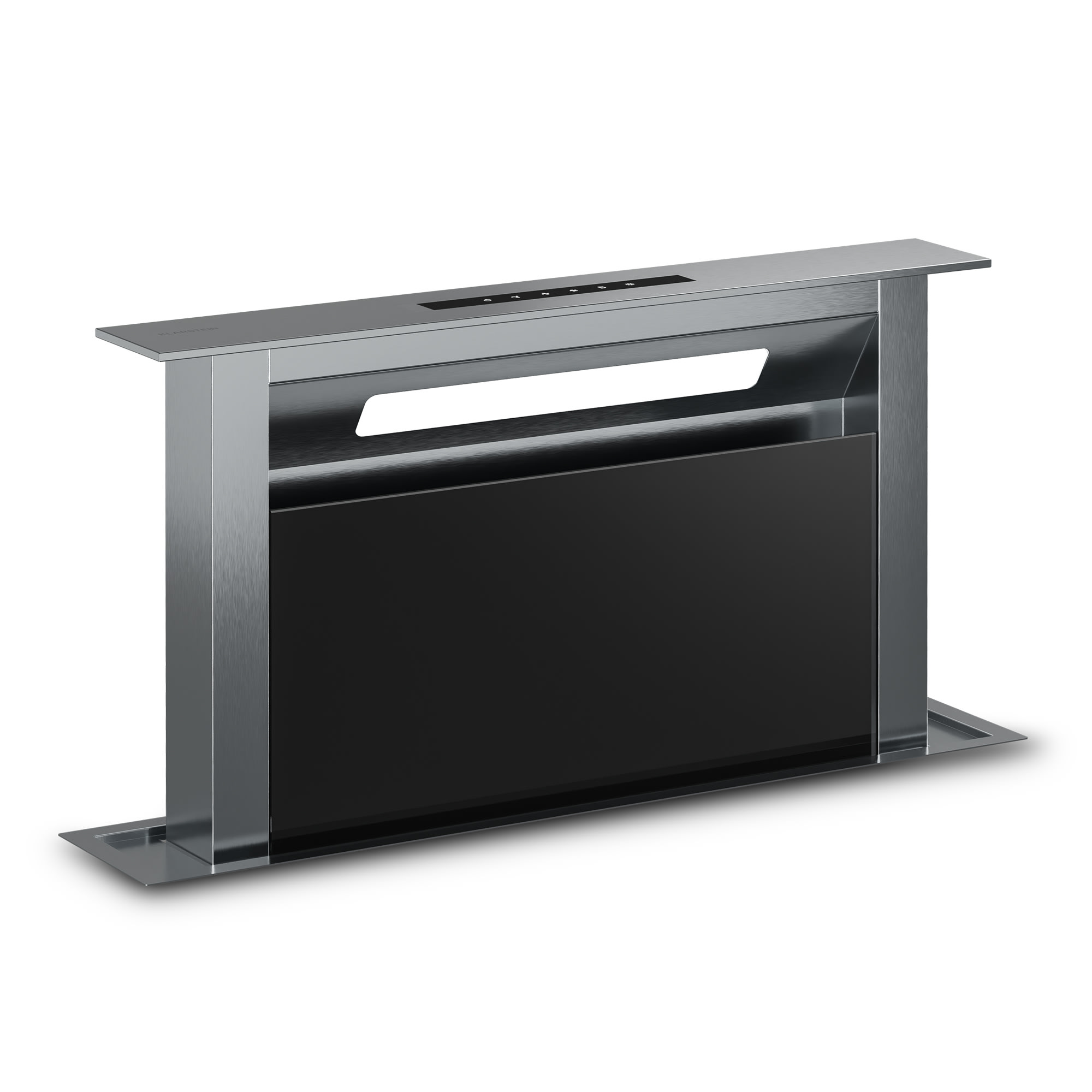 Klarstein Verosteel beépített páraelszívó, minimalista, nagy teljesítményű, EEC A++, 853,3 m³/h, 60 cm