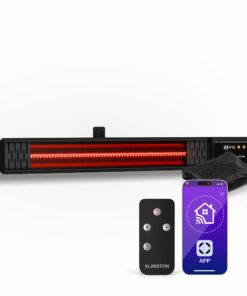 Klarstein Phantom infravörös fali fűtőtest | 2000 W | 15 m² | Erőteljes és vékony | 84 cm x 10 cm