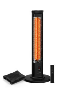 Klarstein BlazeTower infravörös fűtőtest | 2000 W | 15 m² | Erős | 101 cm x 40 cm