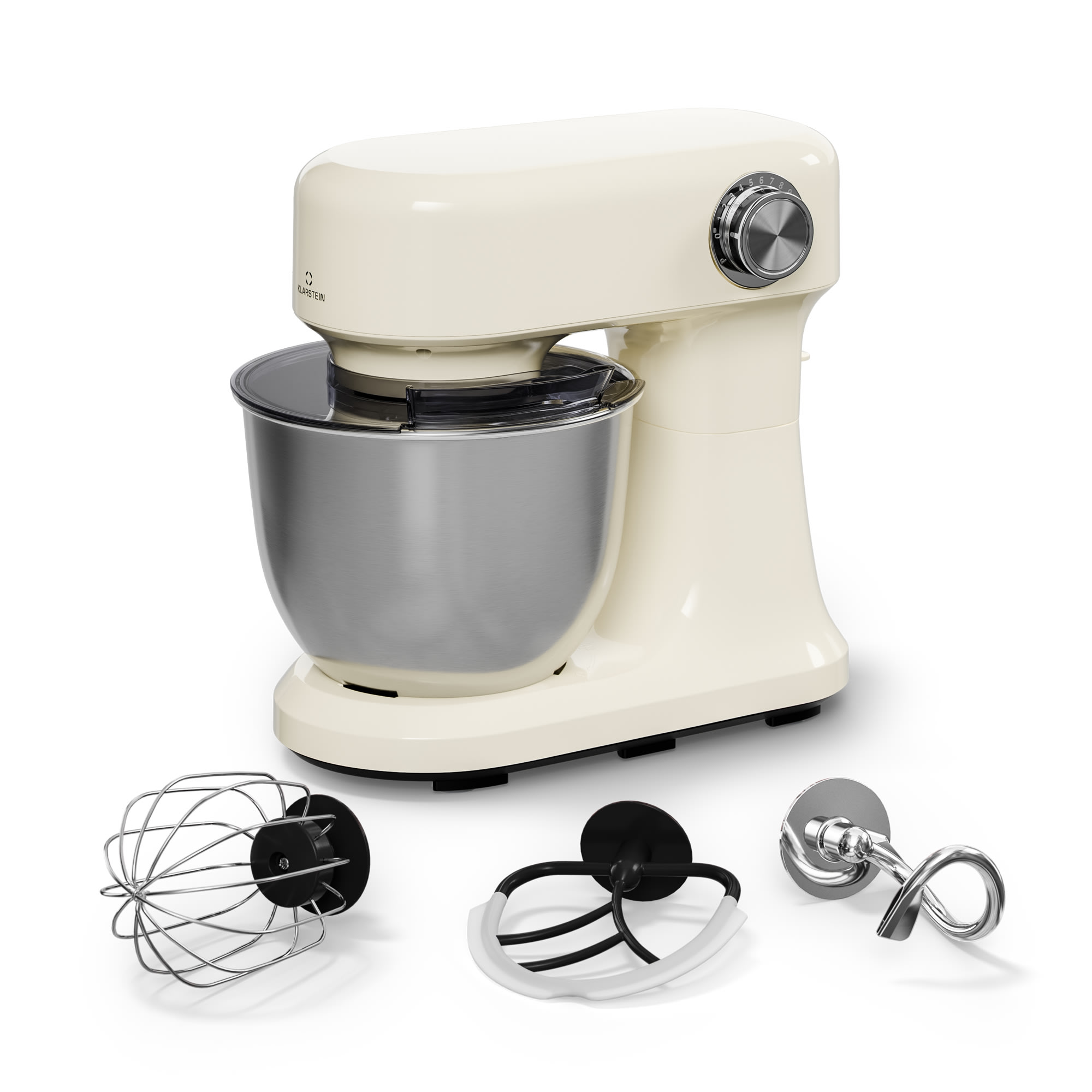 Klarstein Bella Evo konyhai robotgép | bolygókeverő rendszer | 3 keverőfelszerelés | 1500 W | 5 l