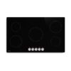 Klarstein Kochheld indukciós főzőlap | Elegáns és erőteljes | 5 főzőzóna | 8700 W | 90 cm